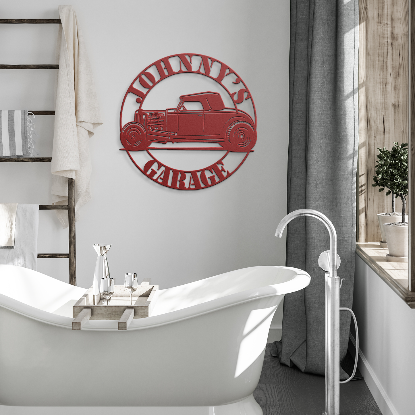 1932_Ford_Hot_Rod_Metal_Sign__Custom_Cl_Red_Modern_Bathroom_Mockup.png