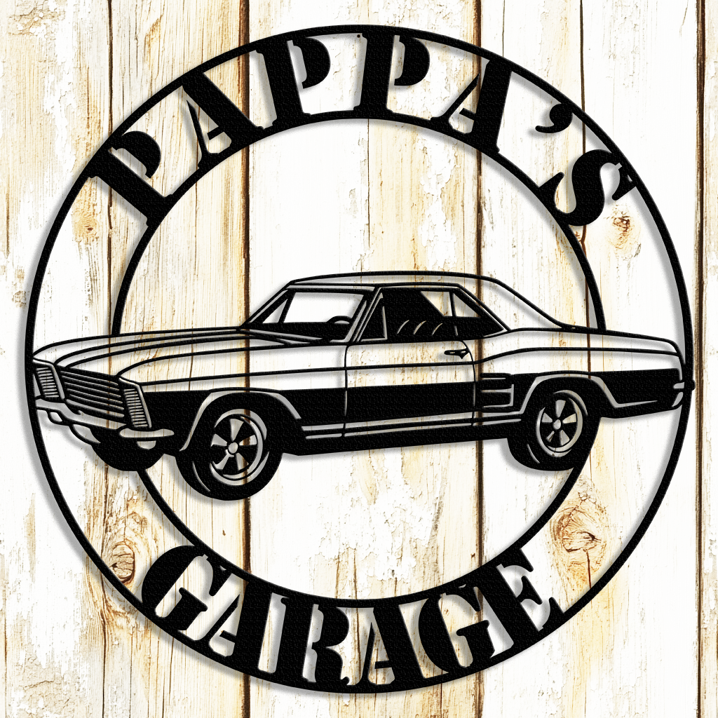 Buick Riviera metal sign