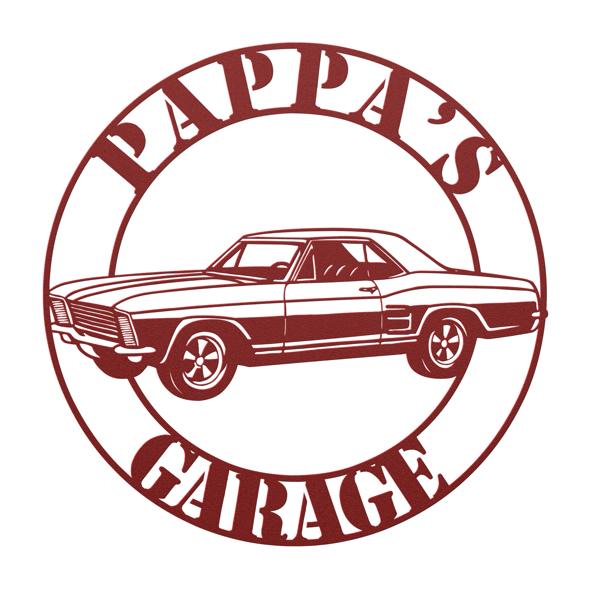 Riviera muscle car wall art