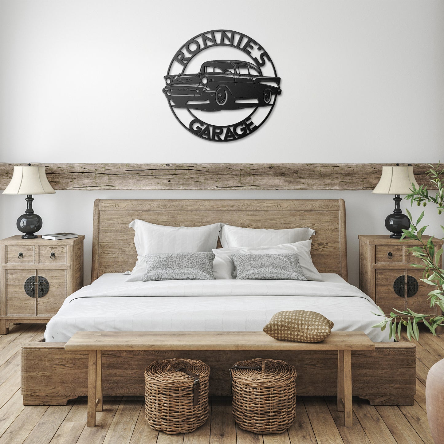 Chevy Hot Rod Custom Garage Sign