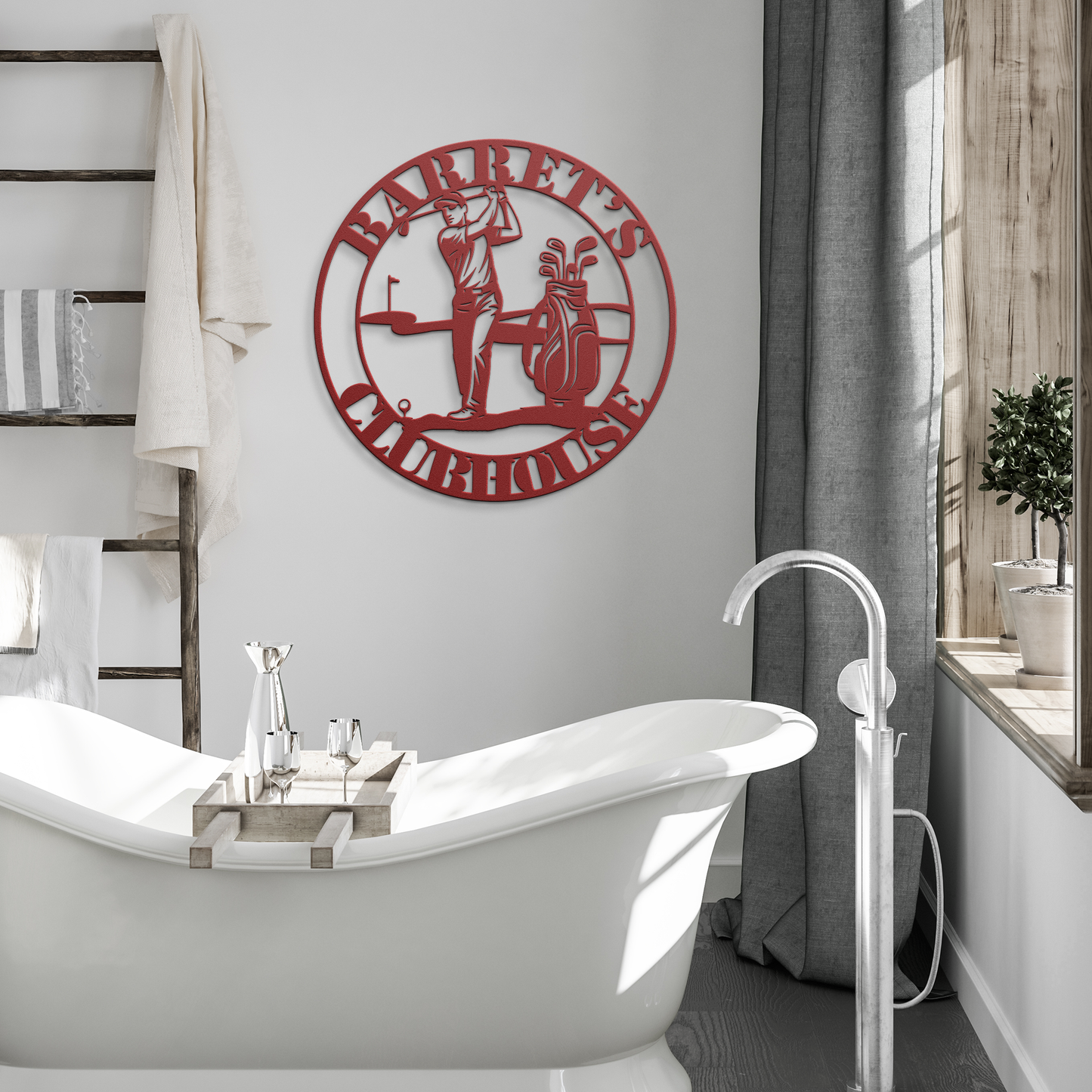 Custom_Golf_Sign__Personalized_Golf_Nam_Red_Modern_Bathroom_Mockup.png