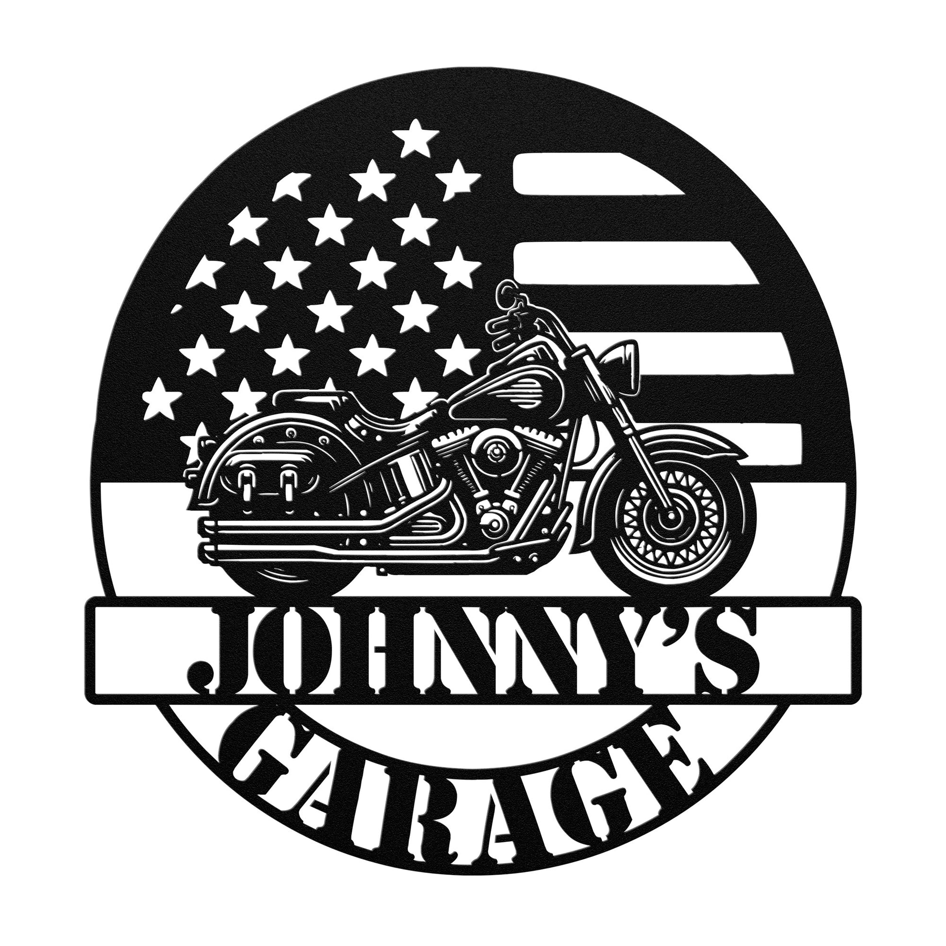 Harley Davidson Garage Metal Sign