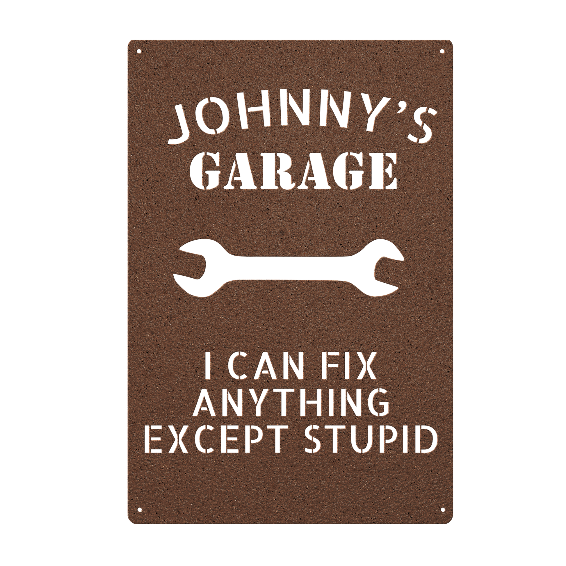 Mechanic shop custom metal garage sign