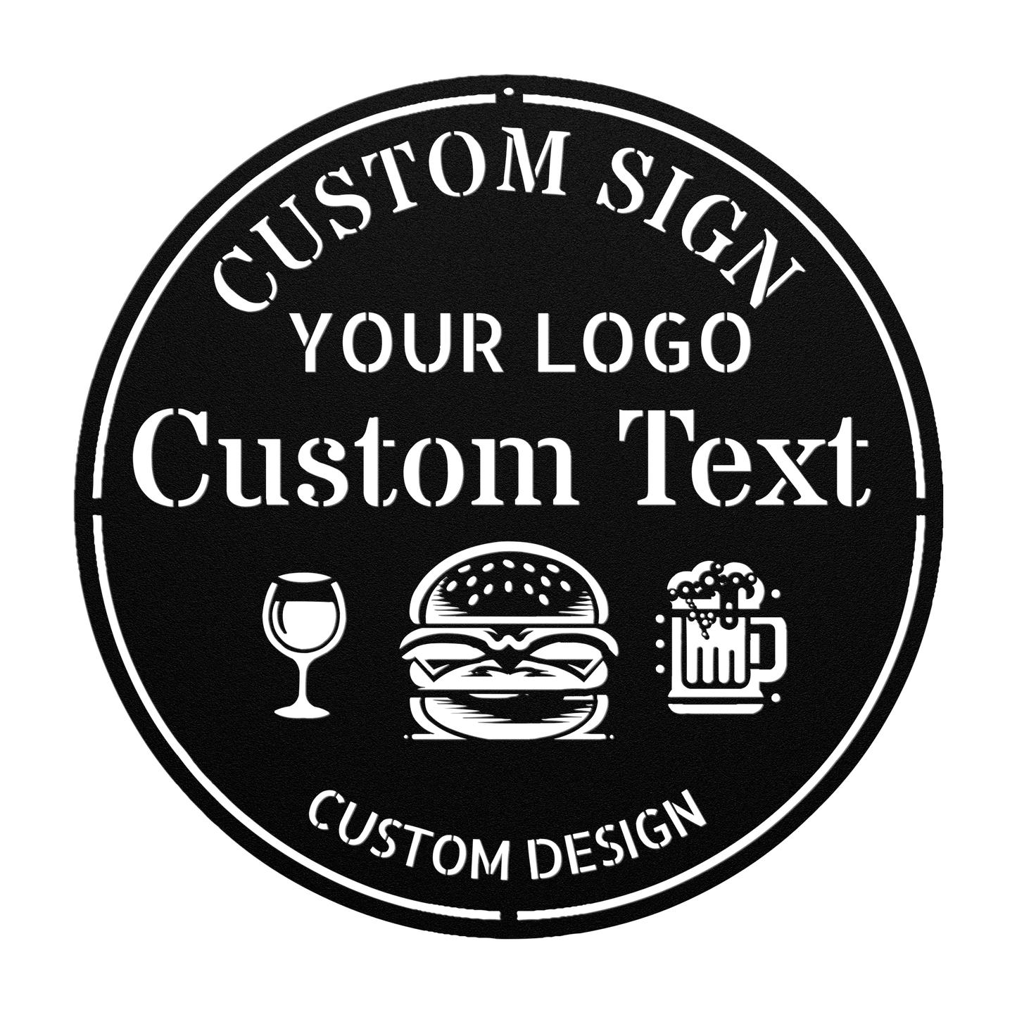 Personalized business wall art