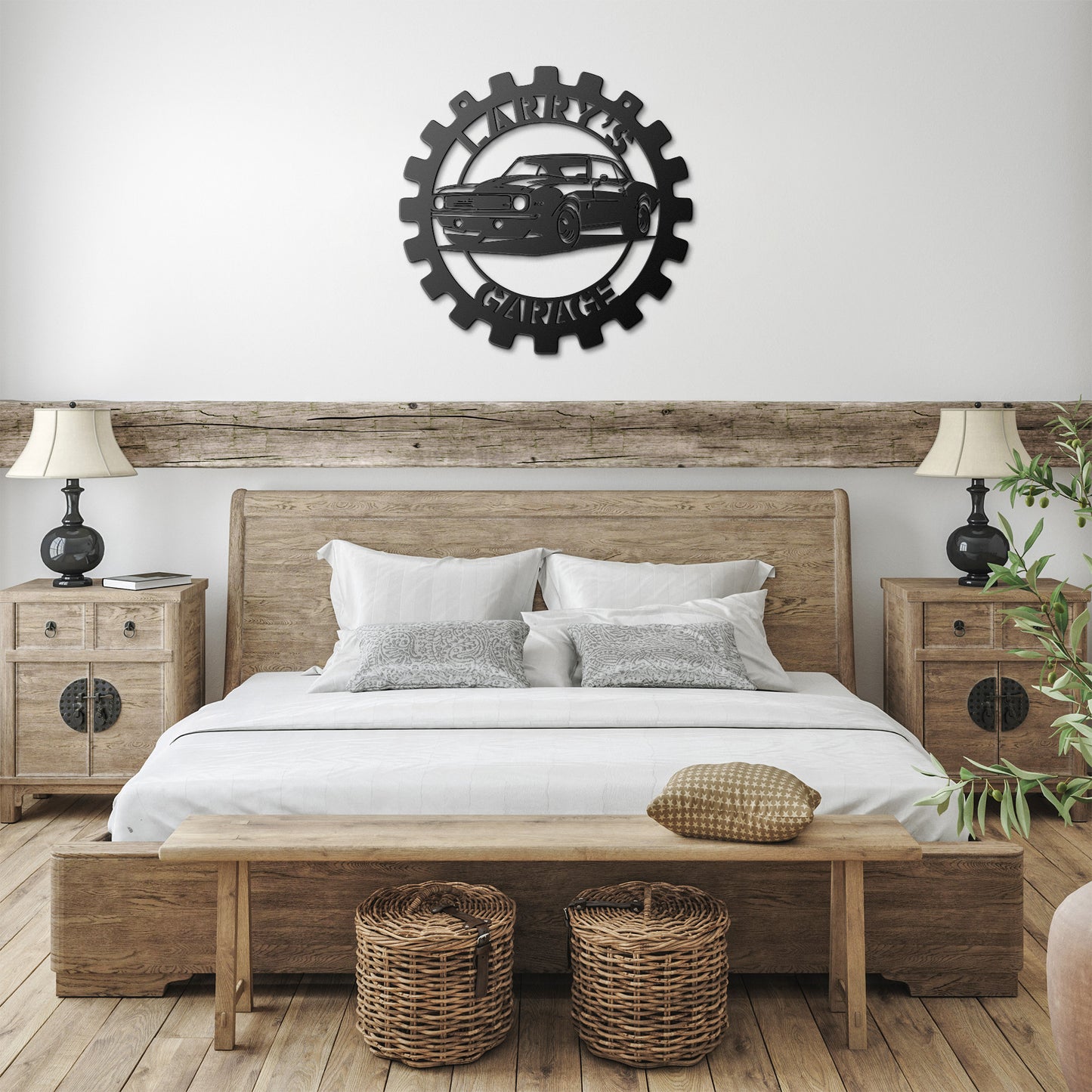 Custom Muscle Car Metal Wall Art
