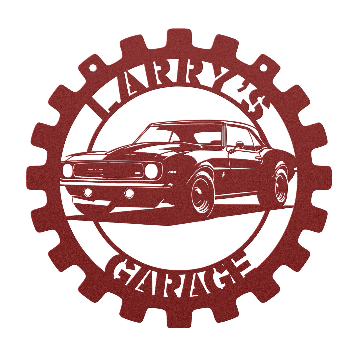 Custom Muscle Car Metal Wall Art