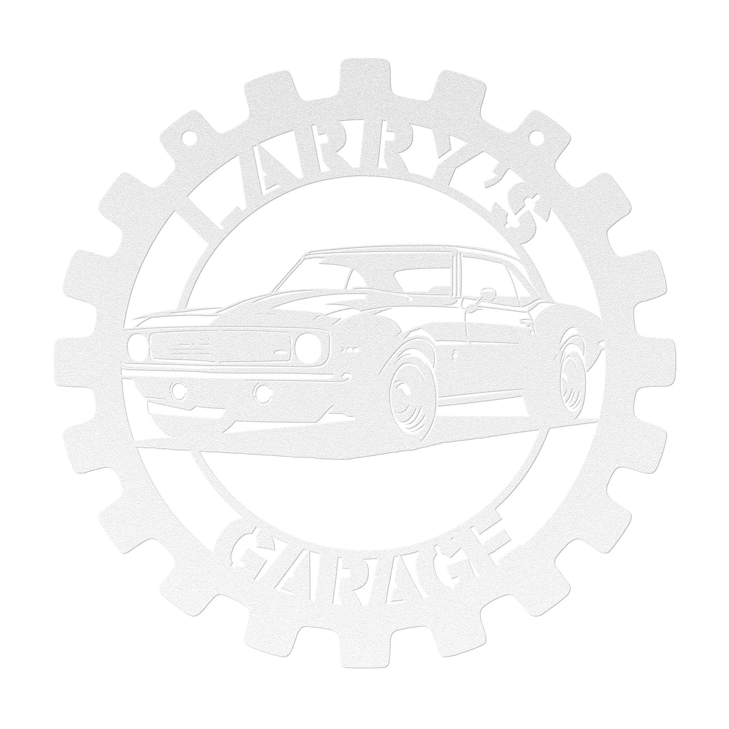 Custom Muscle Car Metal Wall Art