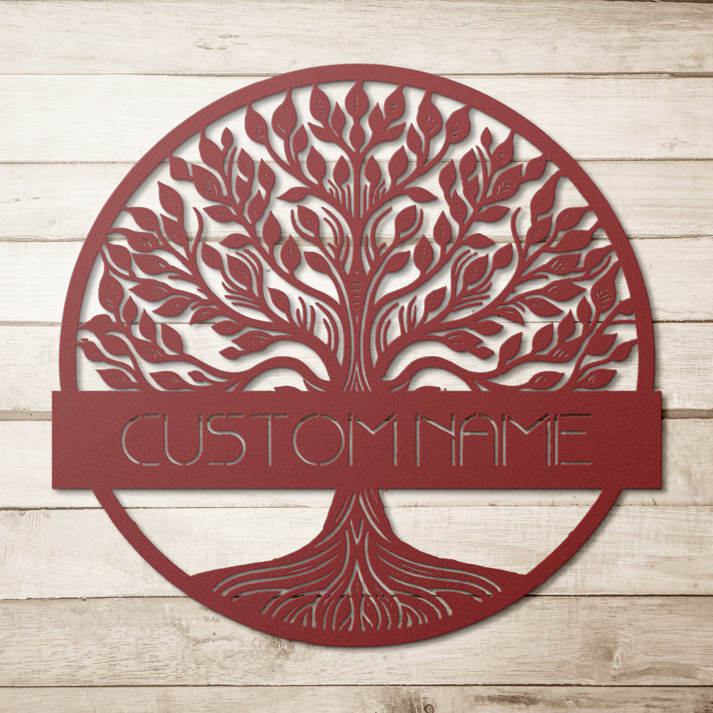 custom Tree of Life Metal Sign