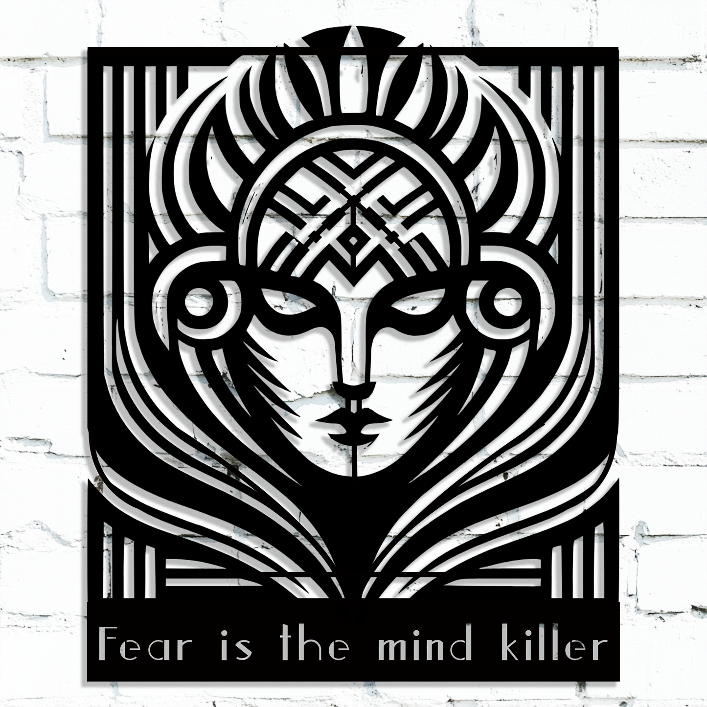 Fear is the Mind Killer Metal Wall Art