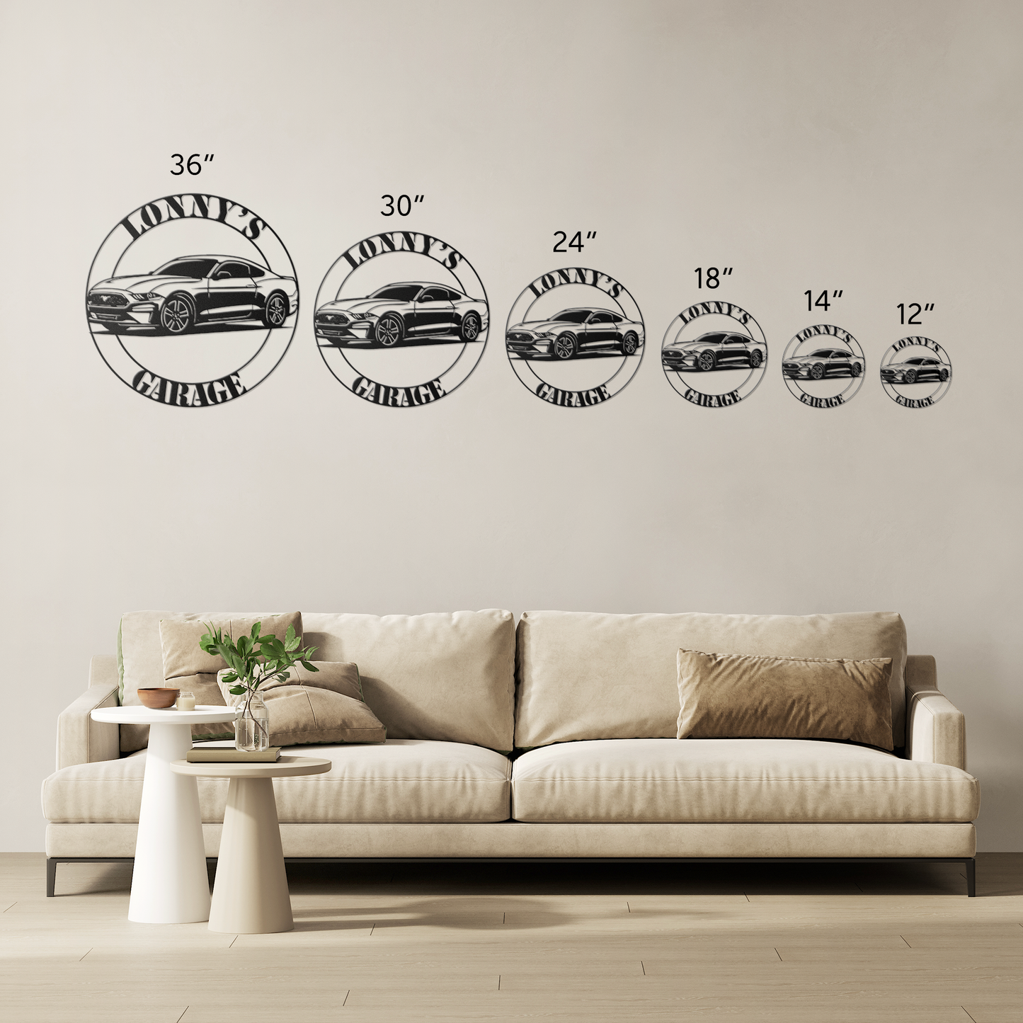 muscle car wall art