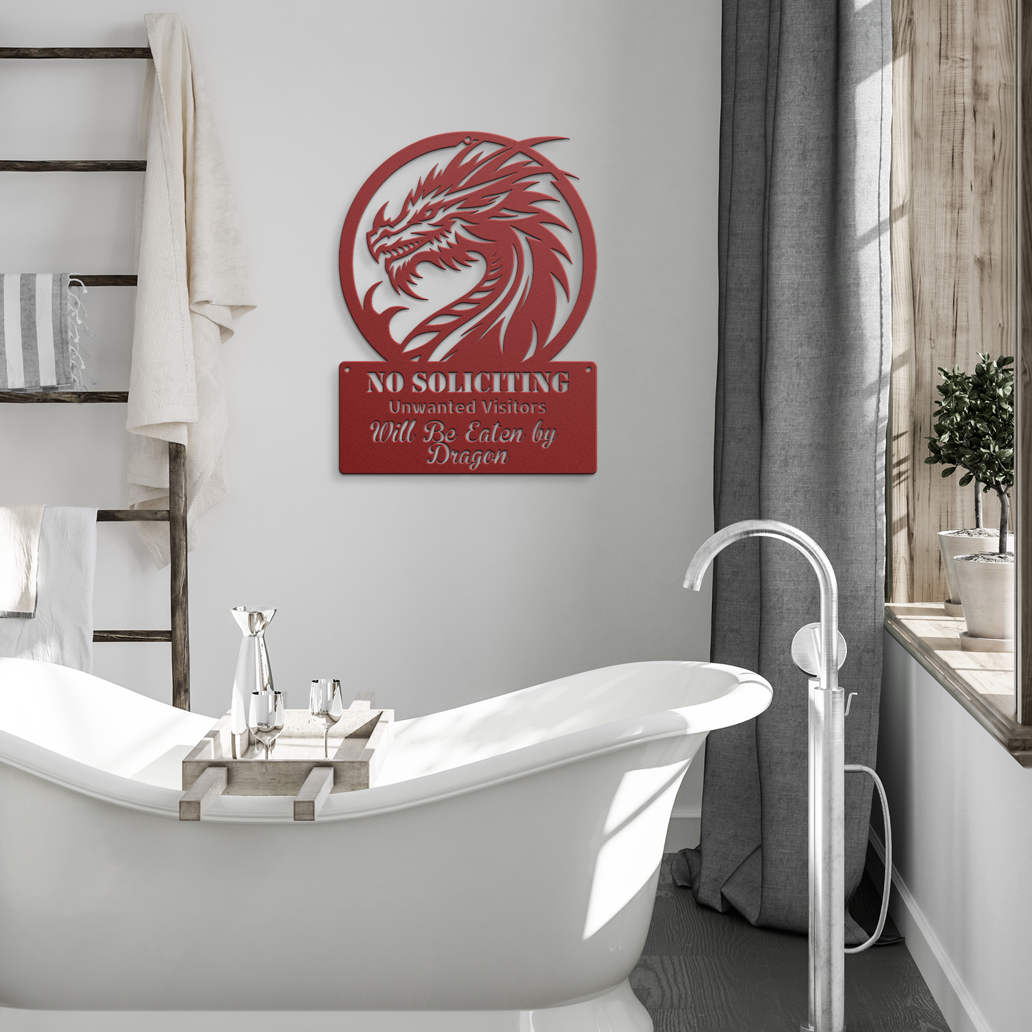 outdoor metal sign