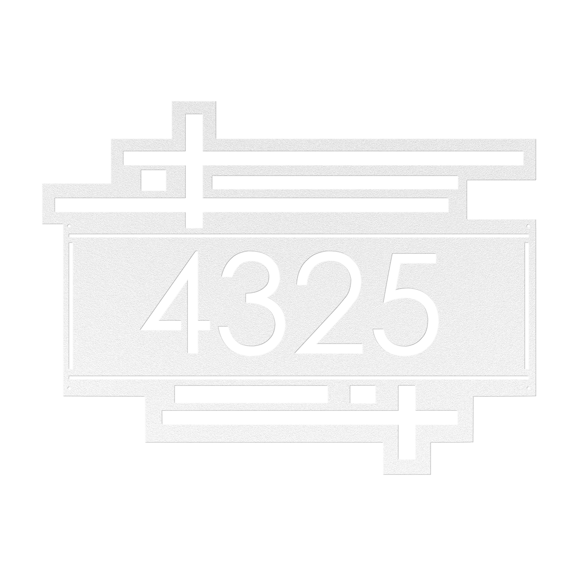 Custom Metal House Address Numbers