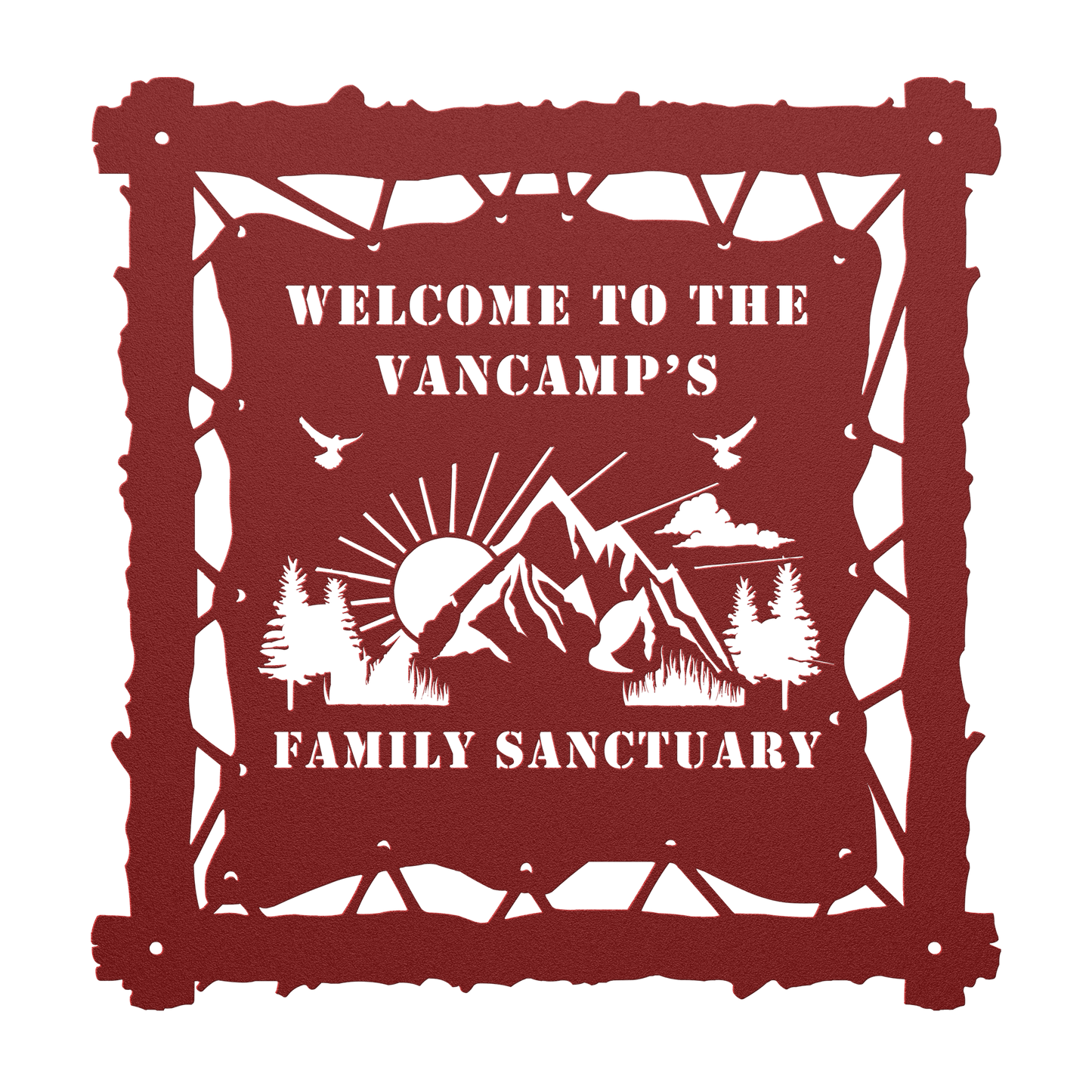 Bear skin style camp art