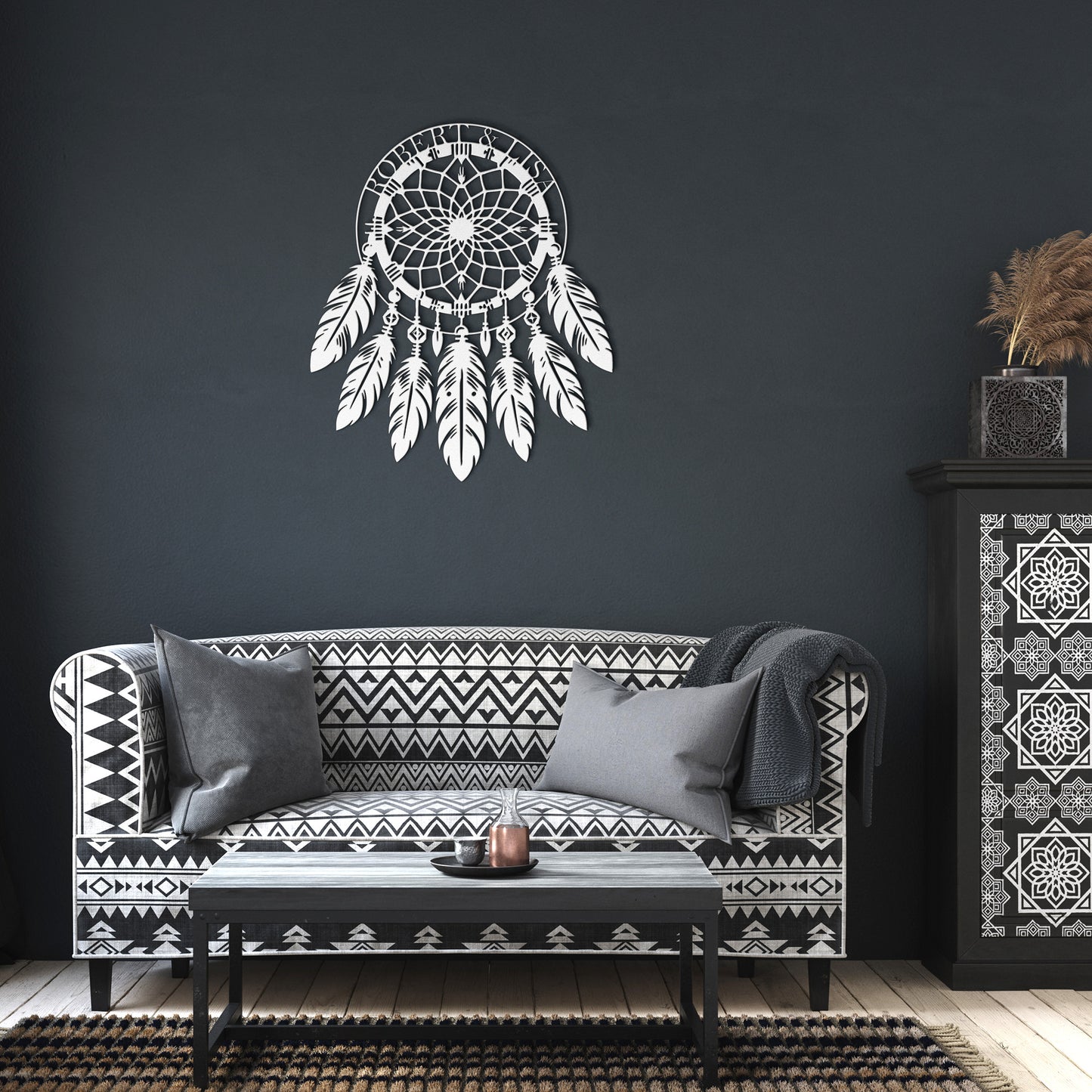 Native American Dreamcatcher Metal Sign Personalized Gift
