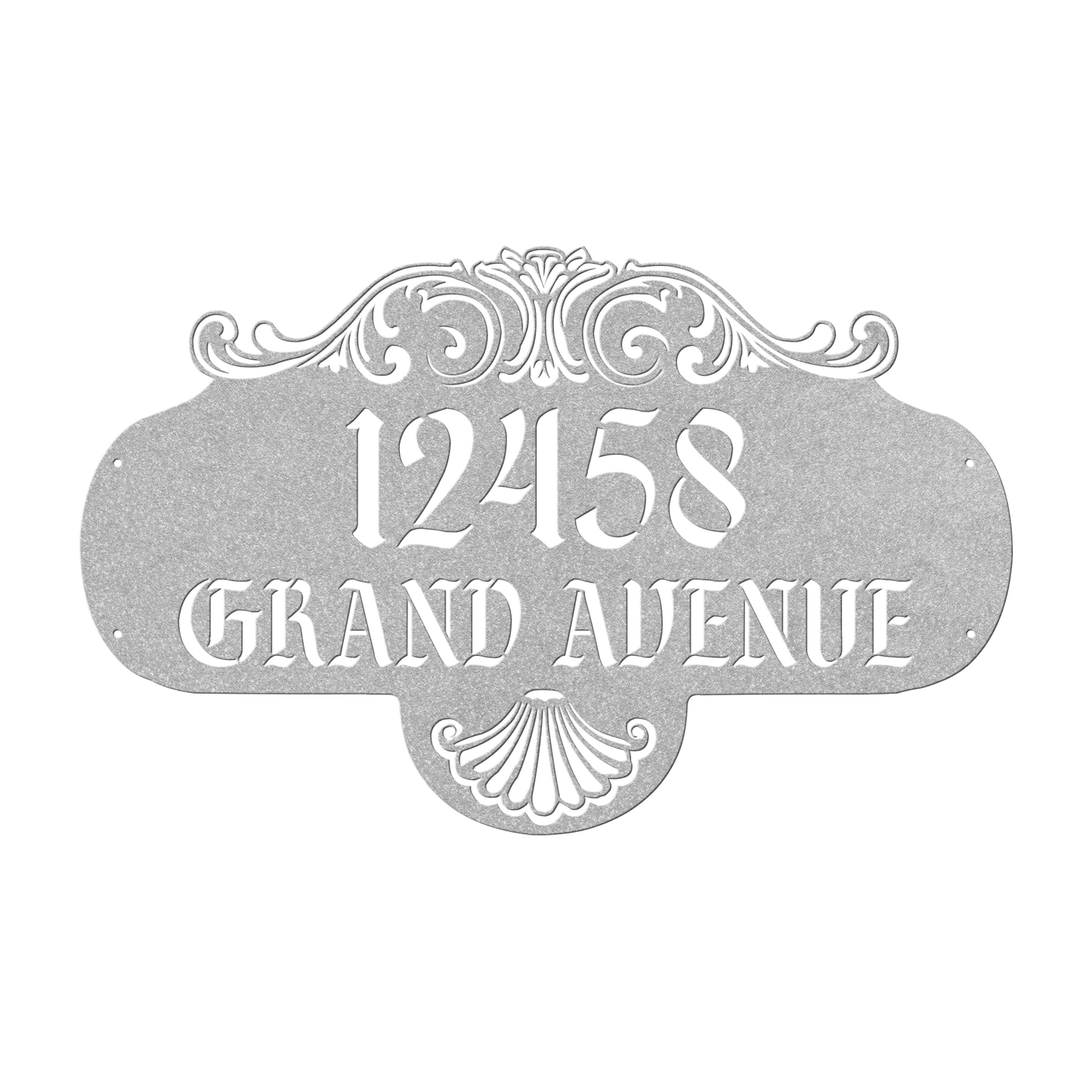 address plaque