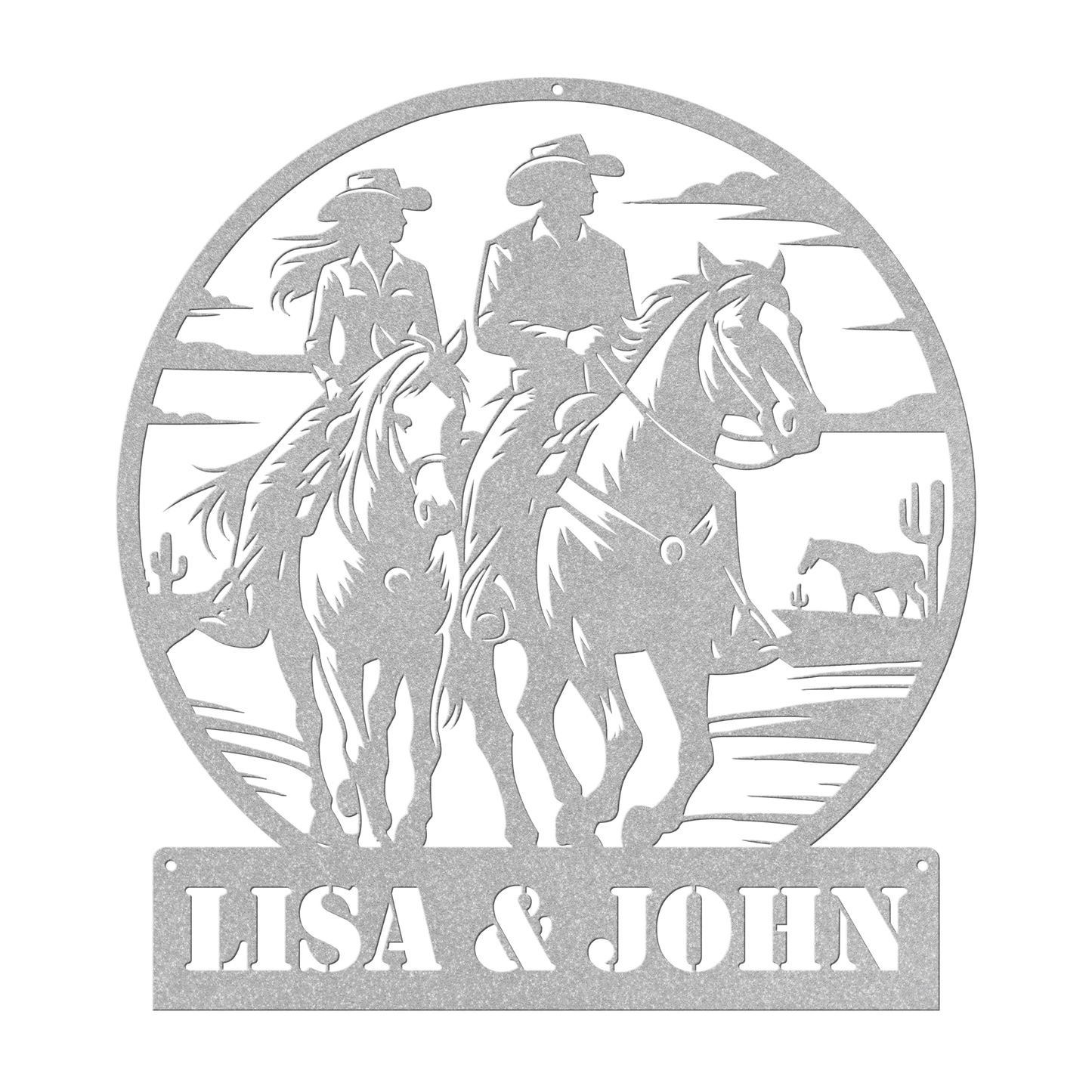 personalized western sign