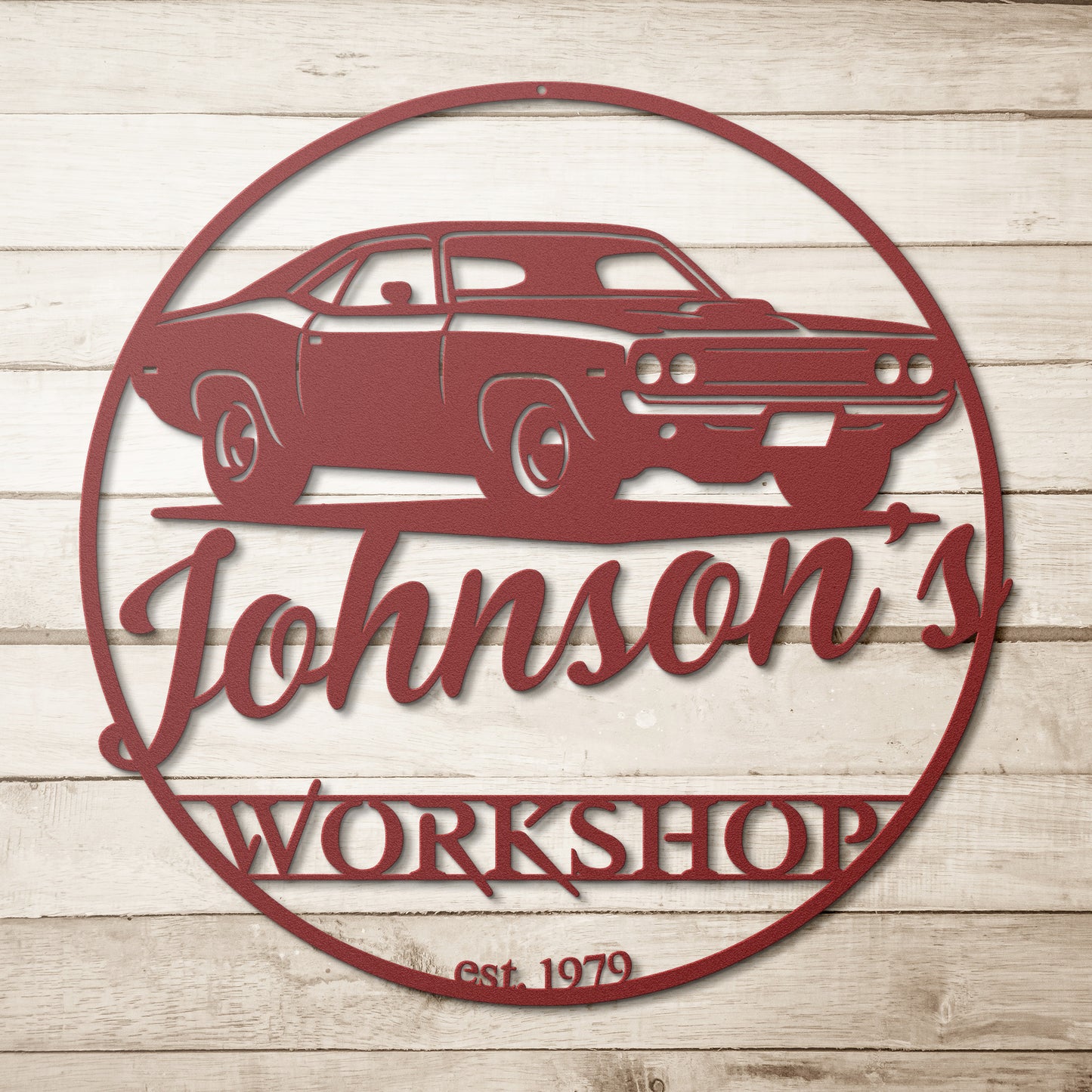 Classic Charger Mopar American Muscle Car Metal Sign