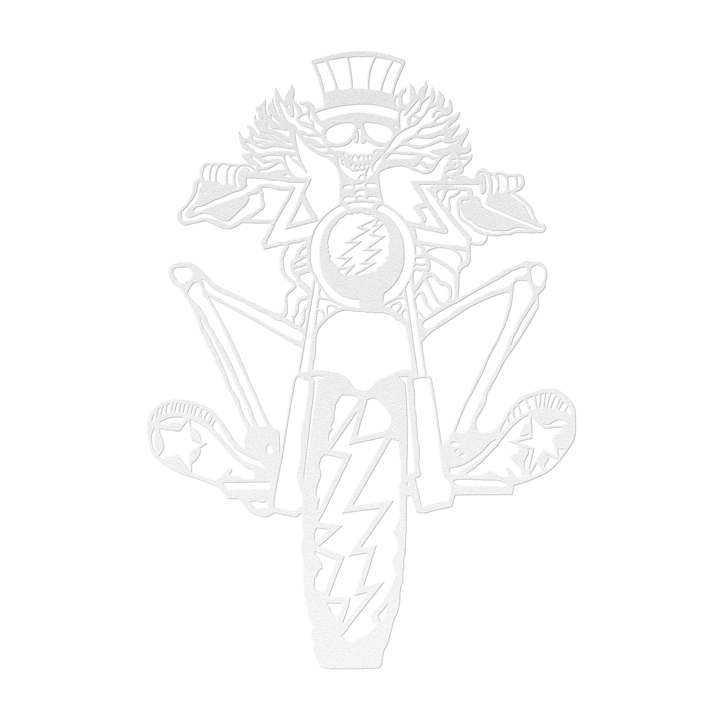 Grateful Dead inspired rustic wall art