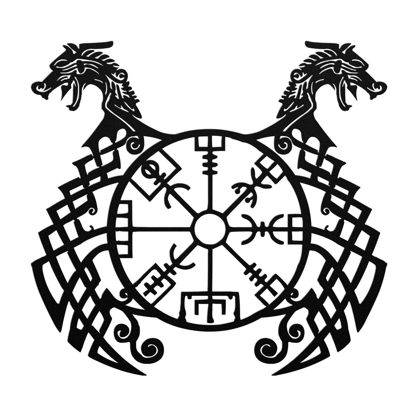 norse metal sign
