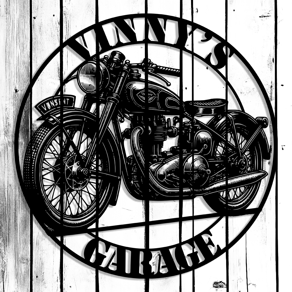Vintage Motorcycle Art