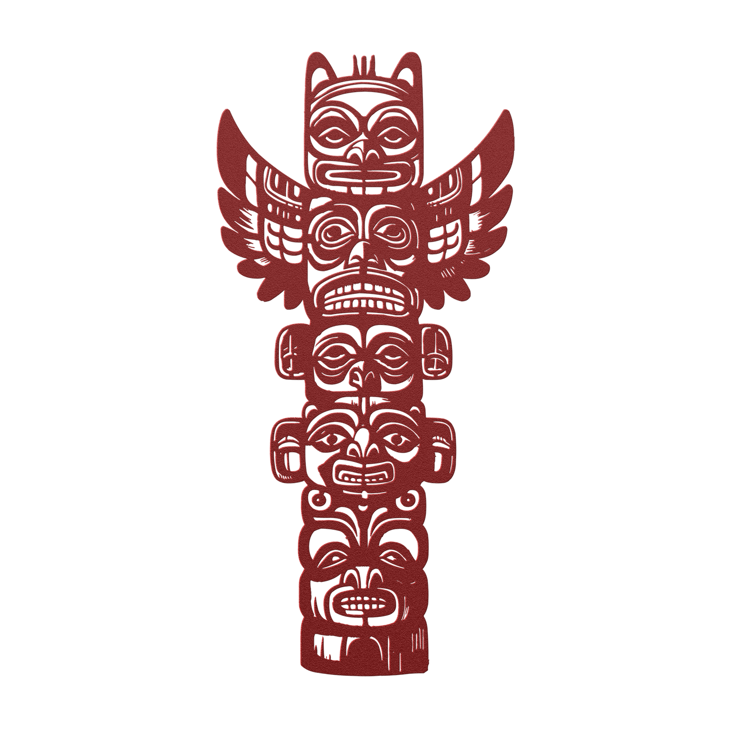 Native American Metal Wall Decor | Tribal Steel Wall Art | Rustic Indigenous Cultural Artwork