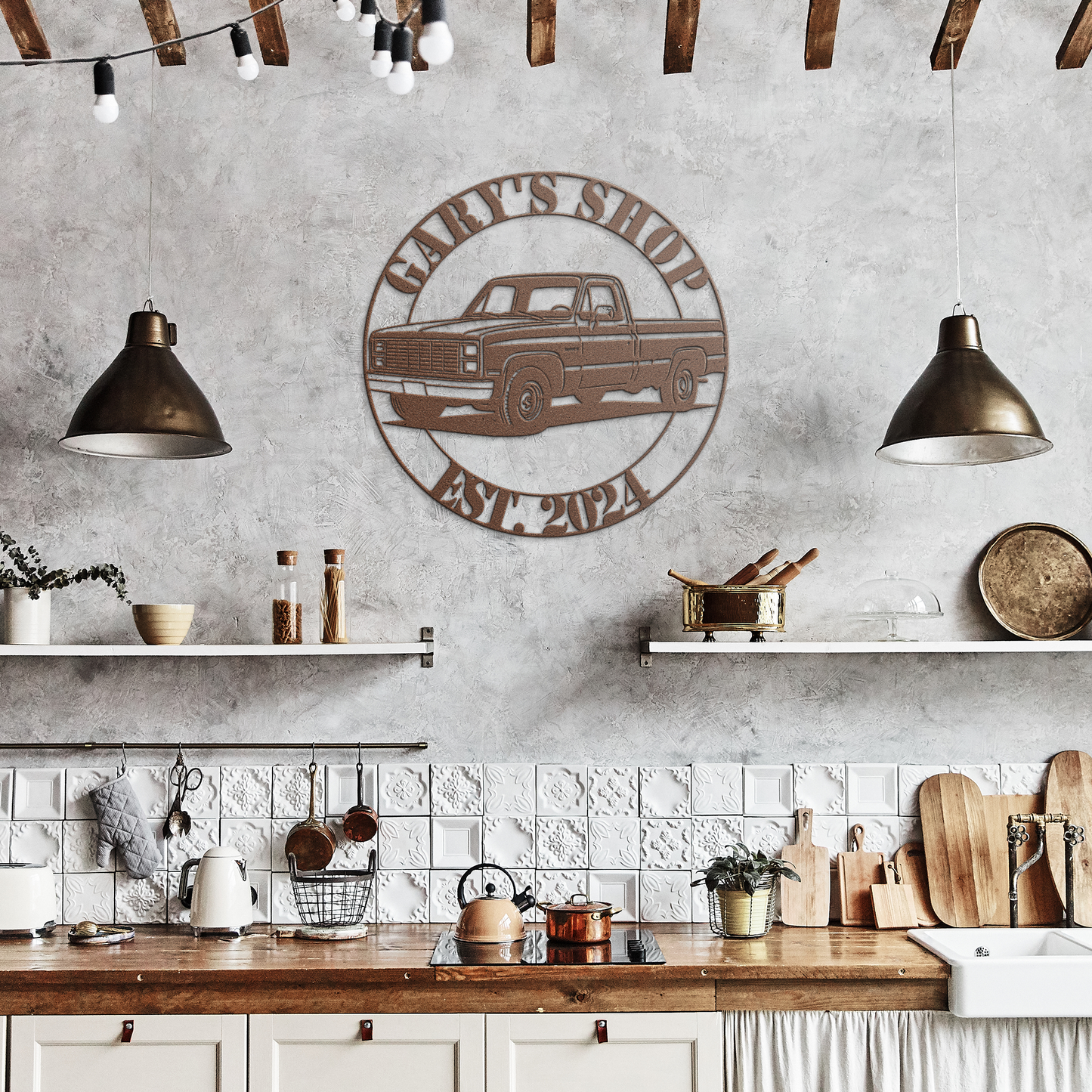 1984_Chevy_C10_Metal_Sign__Custom_Che_Copper_Rustic_Kitchen_Mockup.png