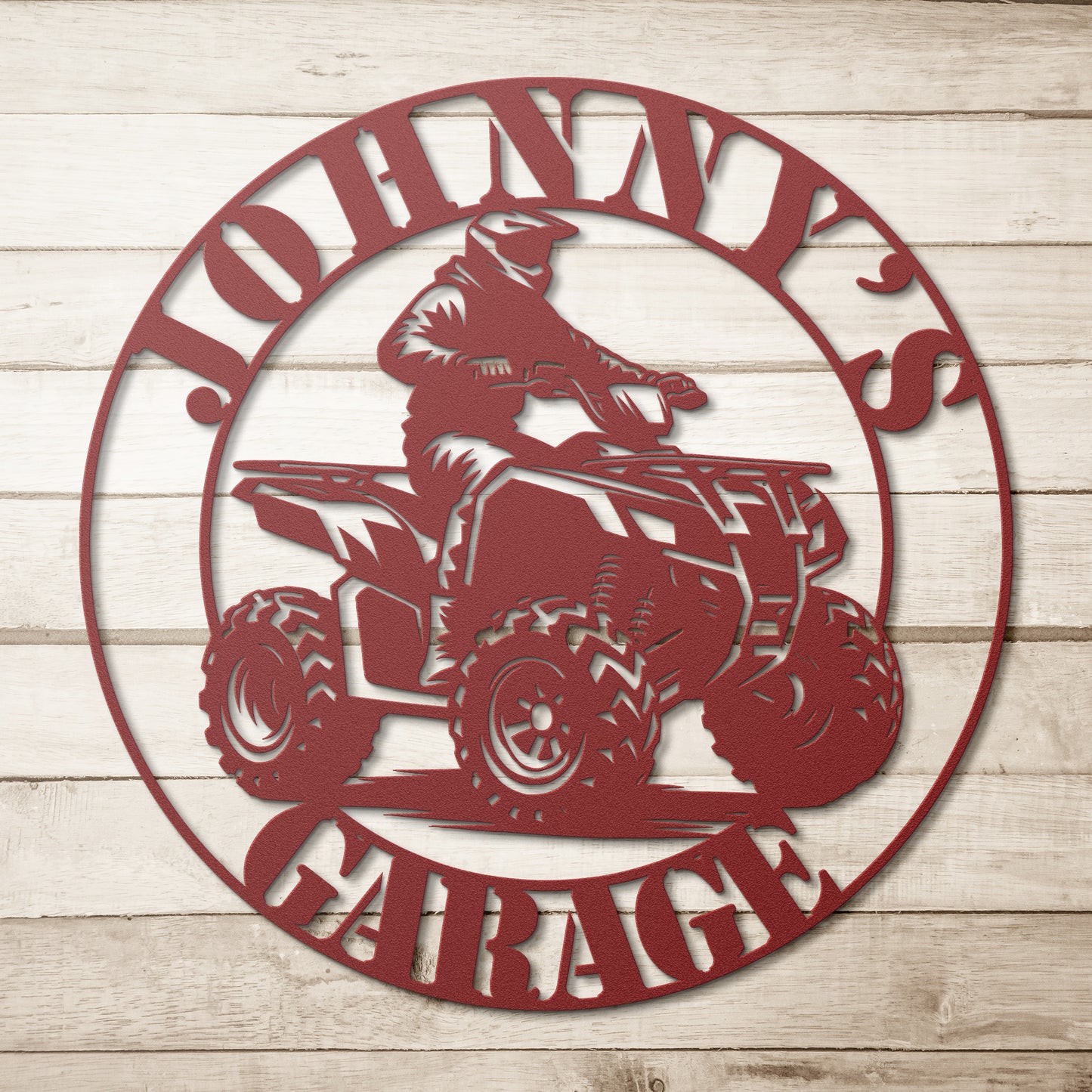 Quad Garage Sign