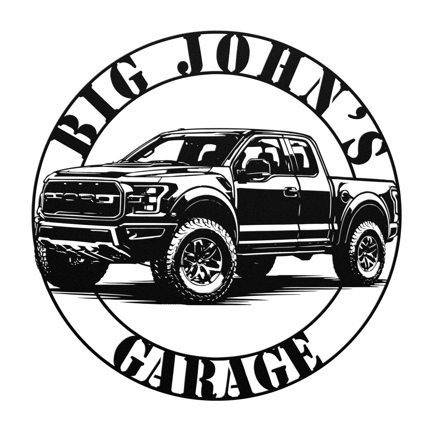 Custom Truck Sign