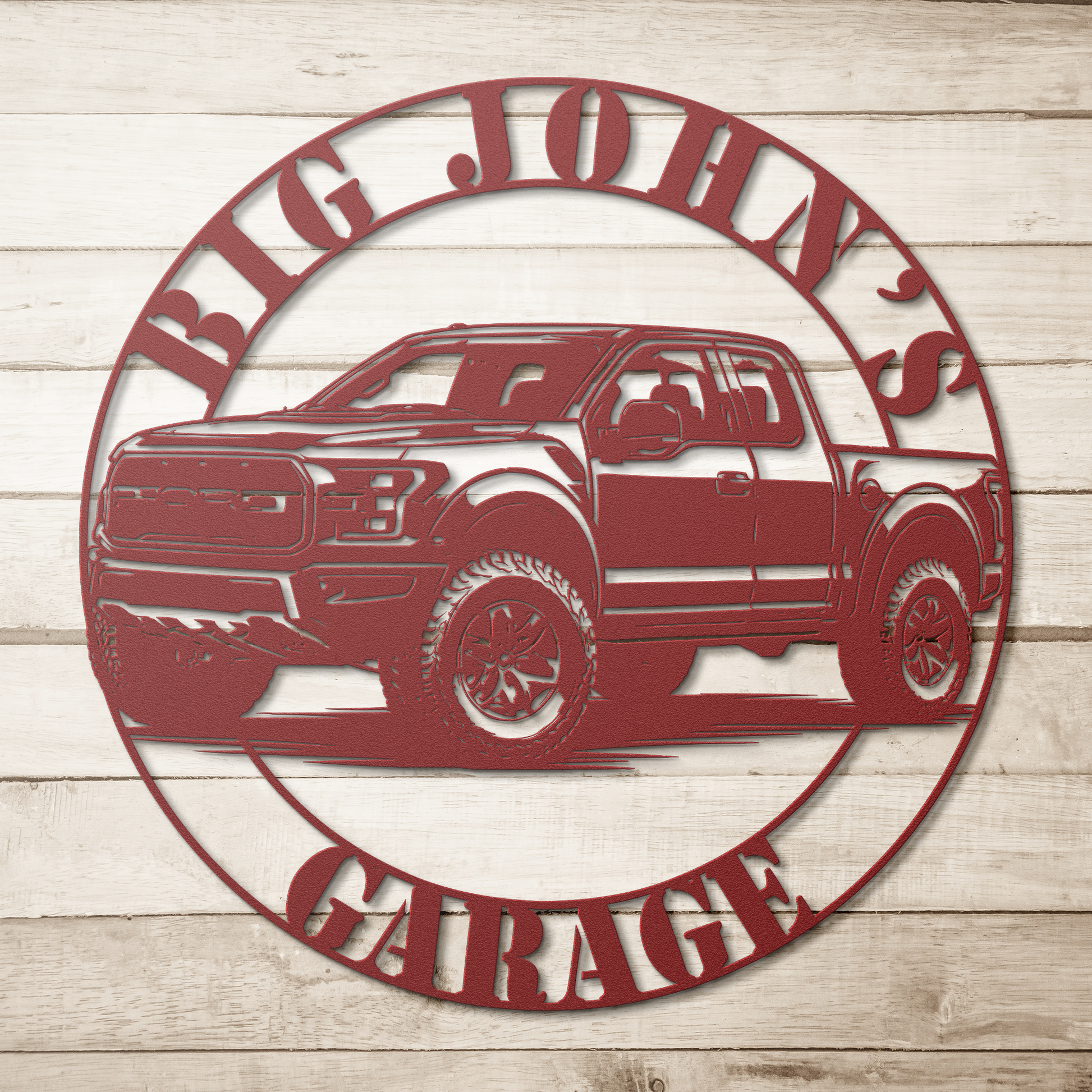 Ford F 150 Truck Metal Sign