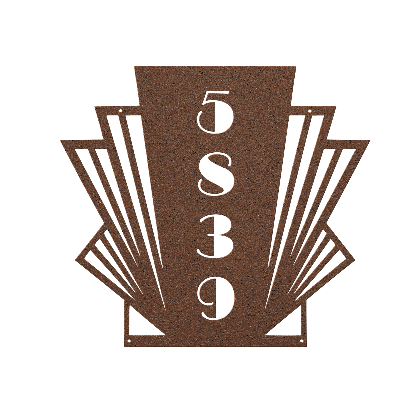 metal house numbers