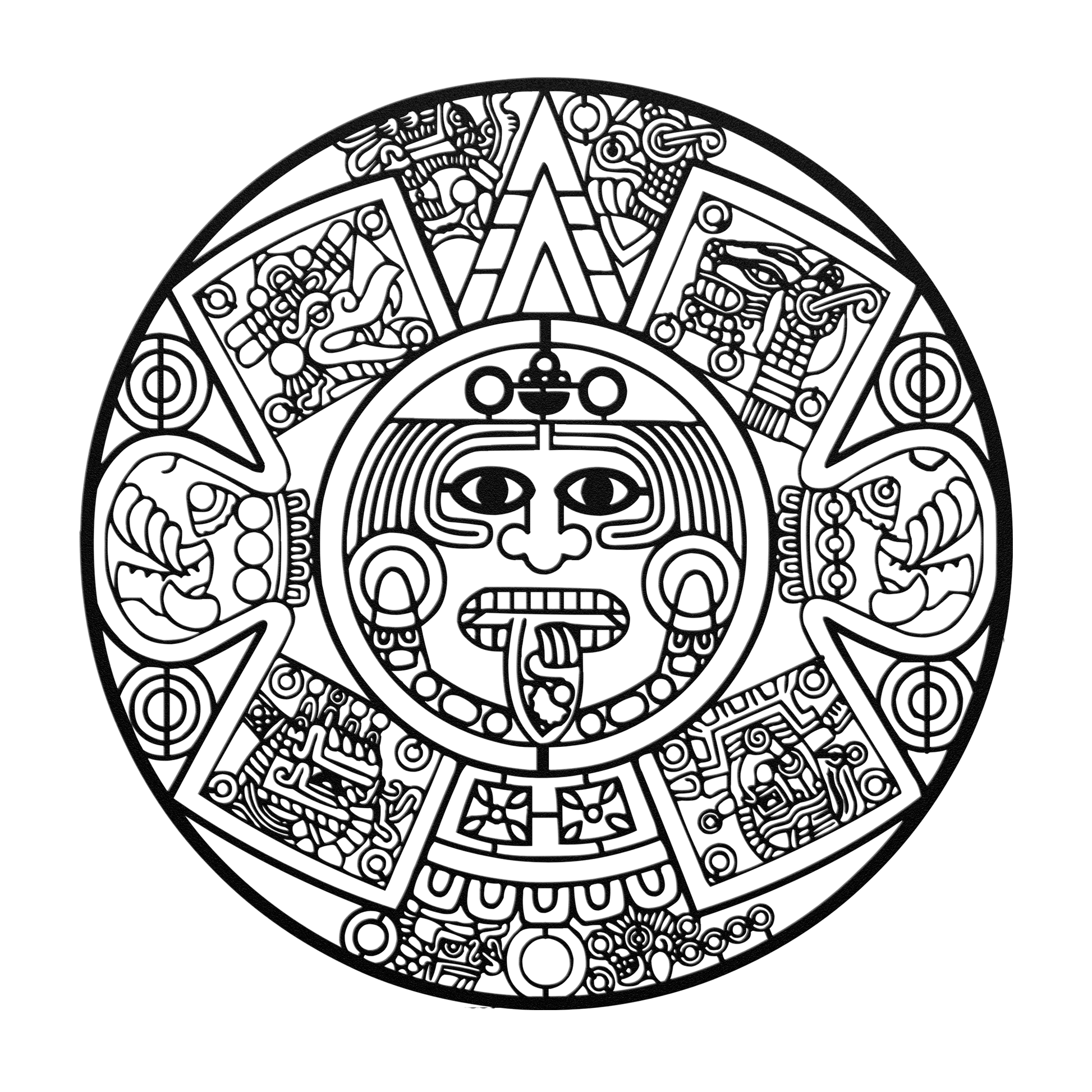 Aztec_Mayan_Mexican_Calendar_Metal_Wall__Black_Transparent_Mockup.png