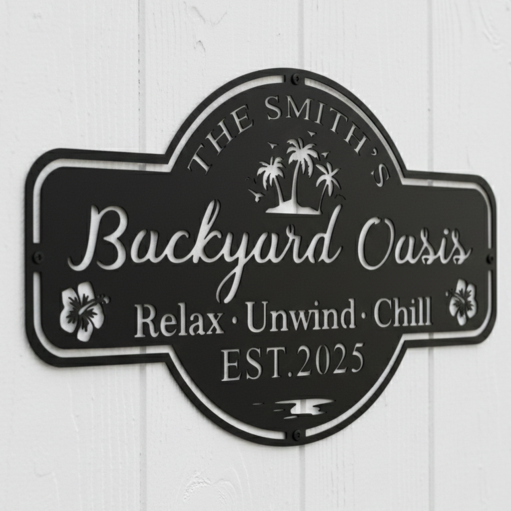 Custom Address Metal Signs | Personalized House Numbers — Metal Art Signs
