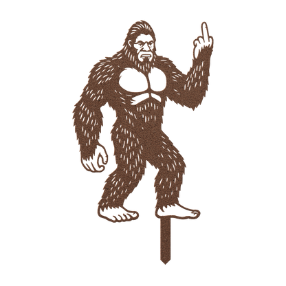 Bigfoot_Metal_Garden_Stake_Flipping_Off__Copper_Transparent_Mockup.png