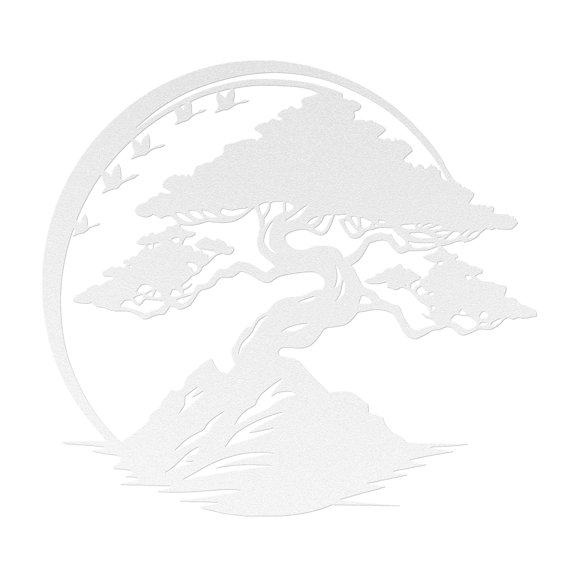 Modern Enso circle meditation decor