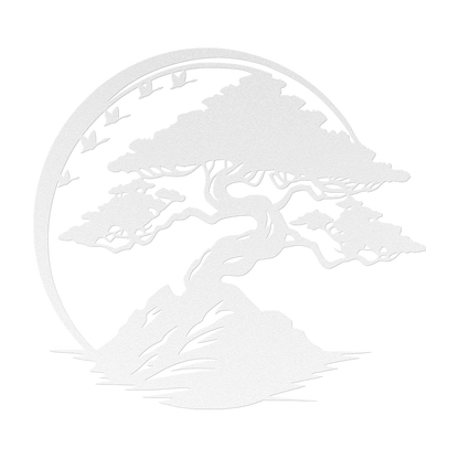 Modern Enso circle meditation decor