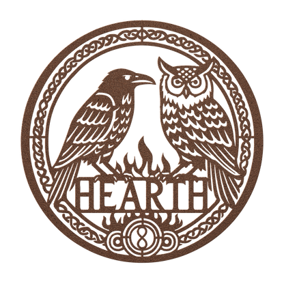 Celtic mythology metal wall art