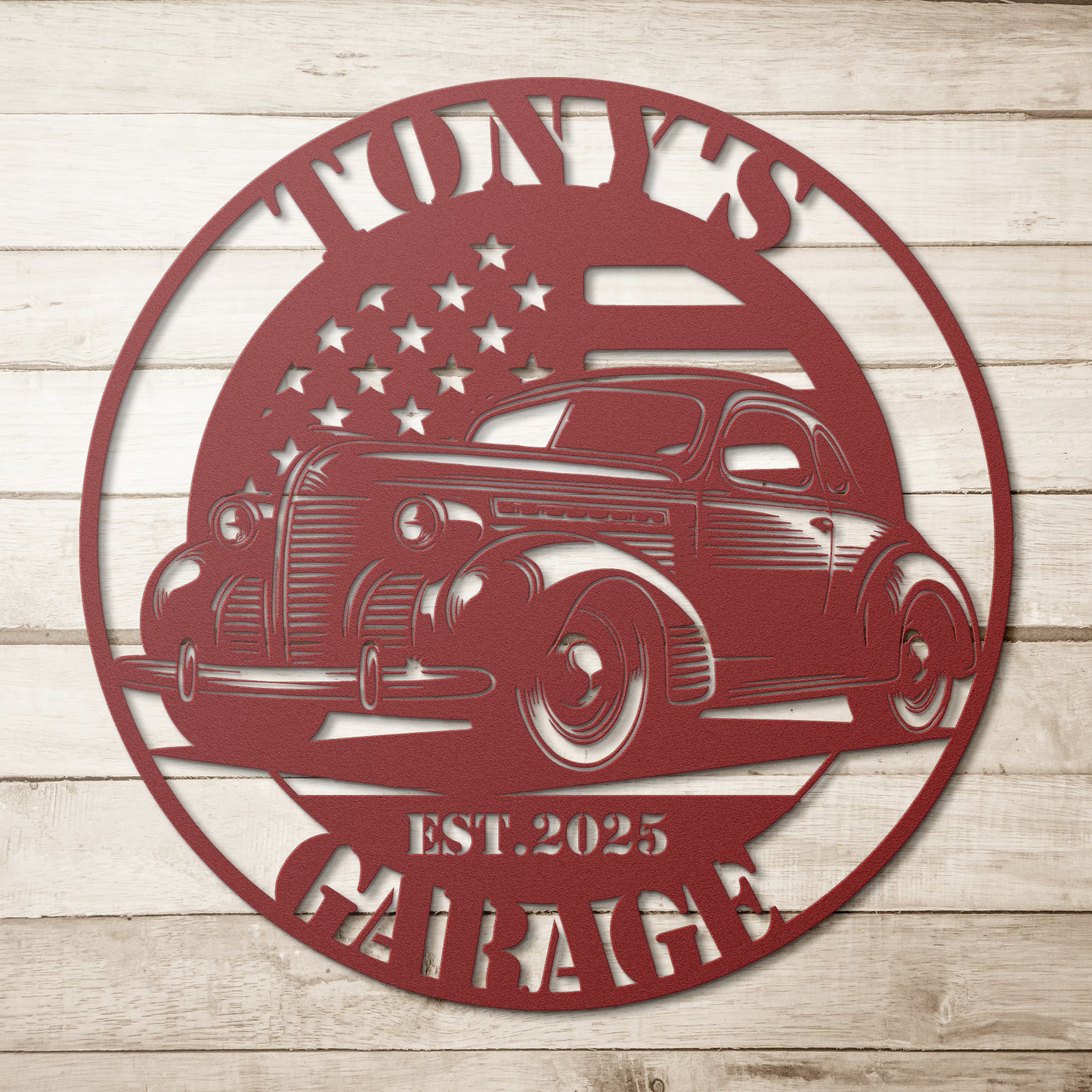 1939 Pontiac Coupe Metal sign
