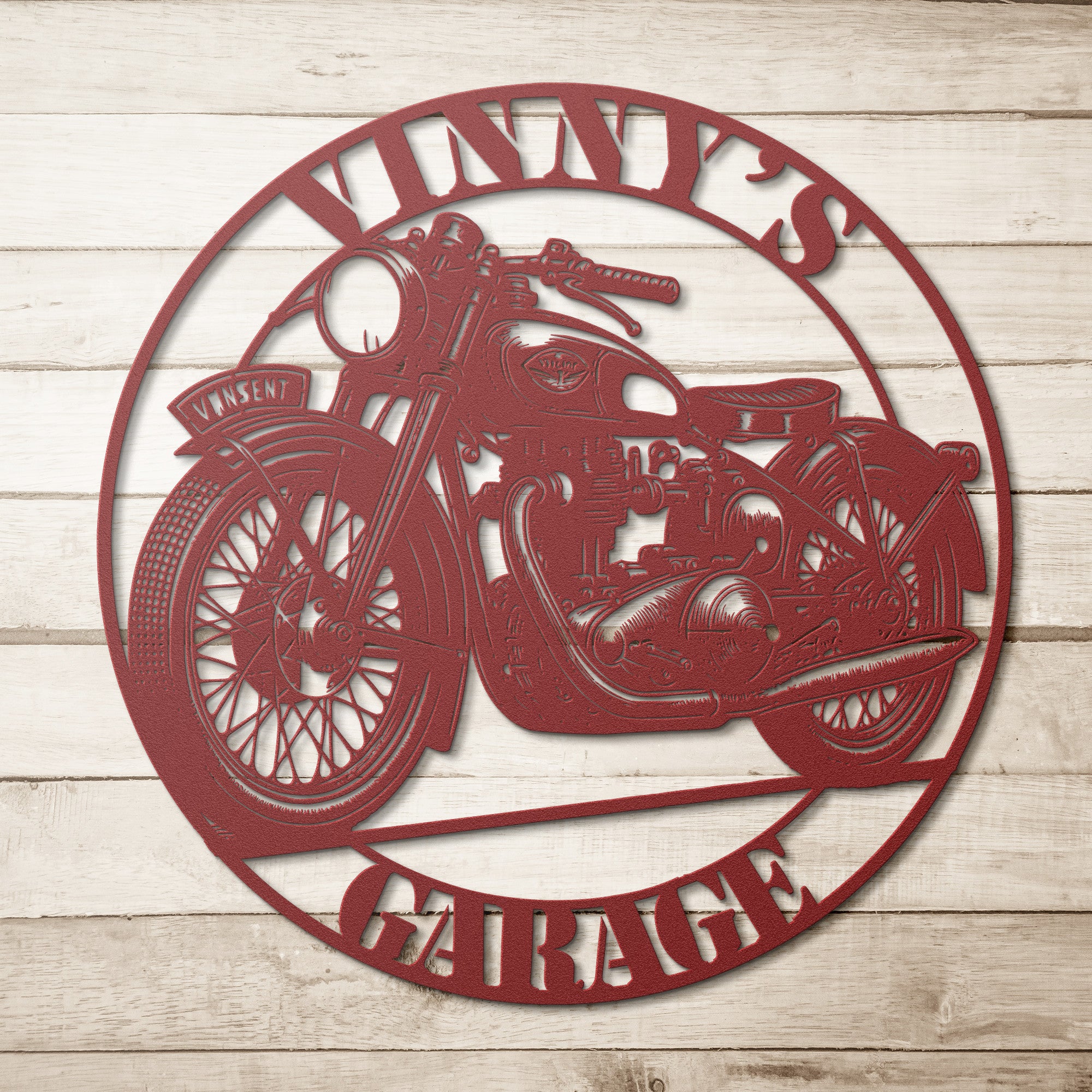 Motrcycle Signs Classic Motorcycle Metal Signs | Harley & Vintage Bike Decor – Metal ...