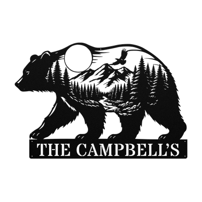 custom nature metal wall art for entryway or patio