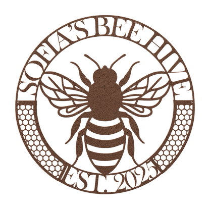 Custom_Bee_Apiary_Metal_Sign_Personalize_Copper_Transparent_Mockup.png_15493996