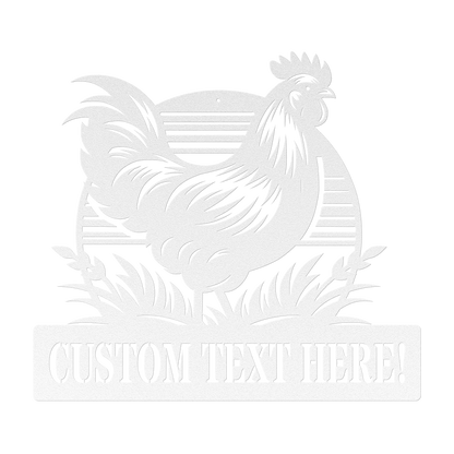 chicken coop sign