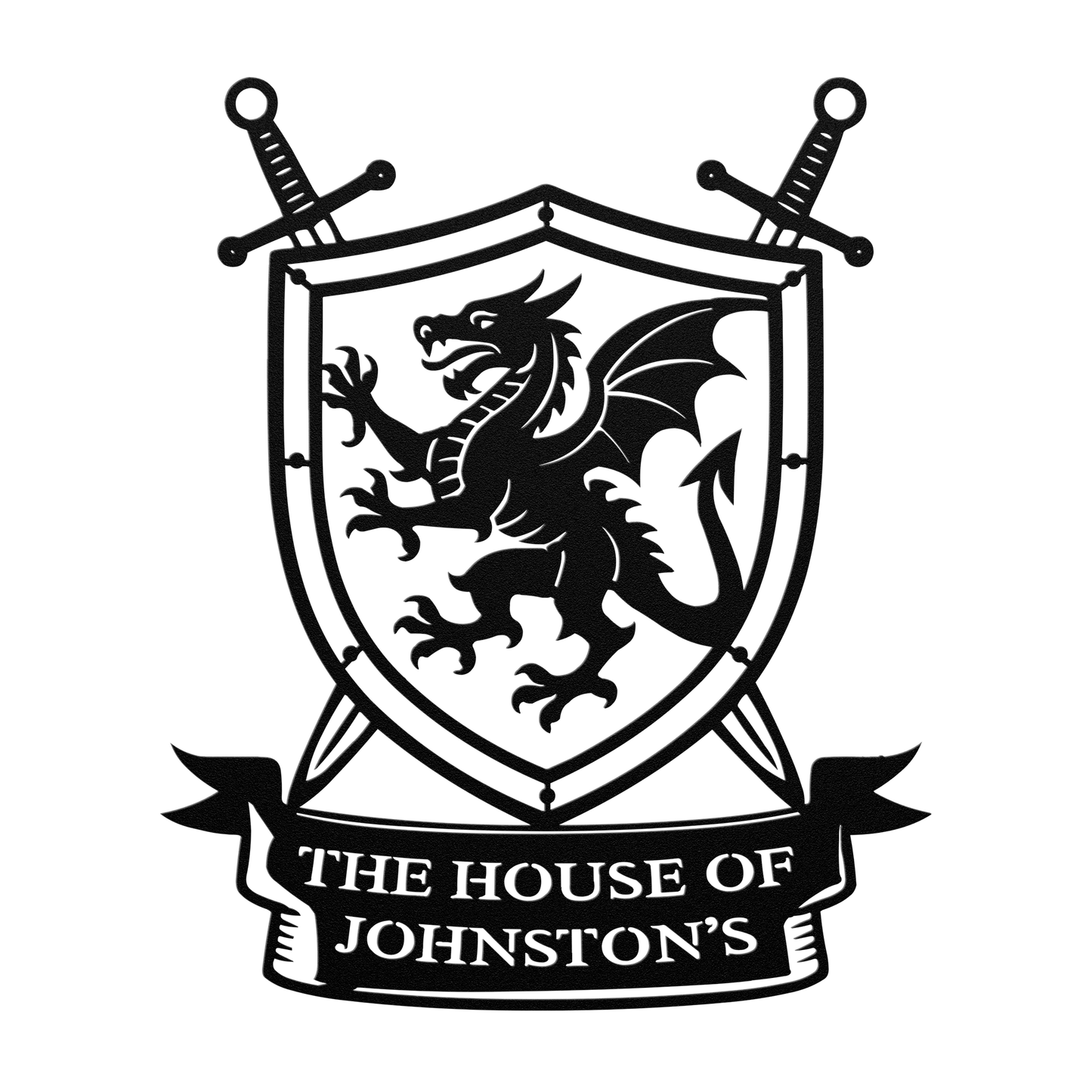 Custom_Family_Dragon_Crest_Metal_Sign___Black_Transparent_Mockup.png