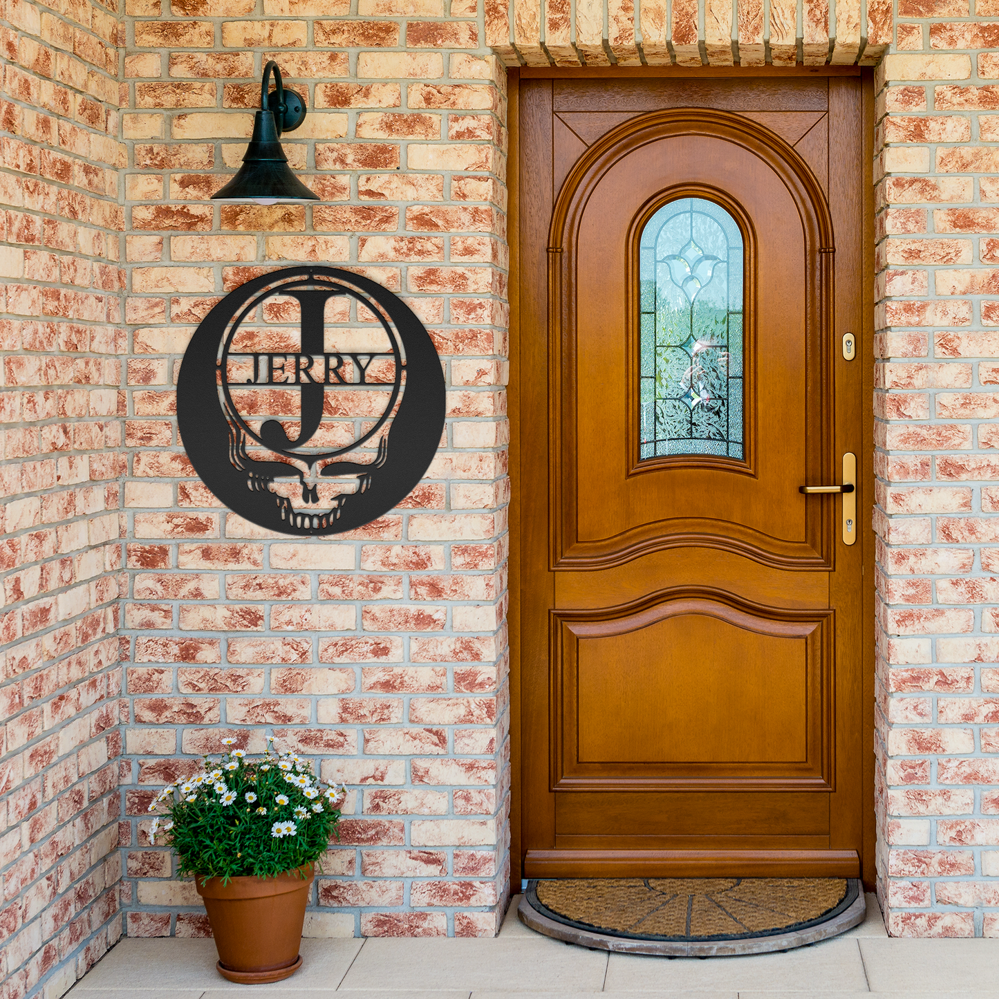 Custom grateful dead metal sign