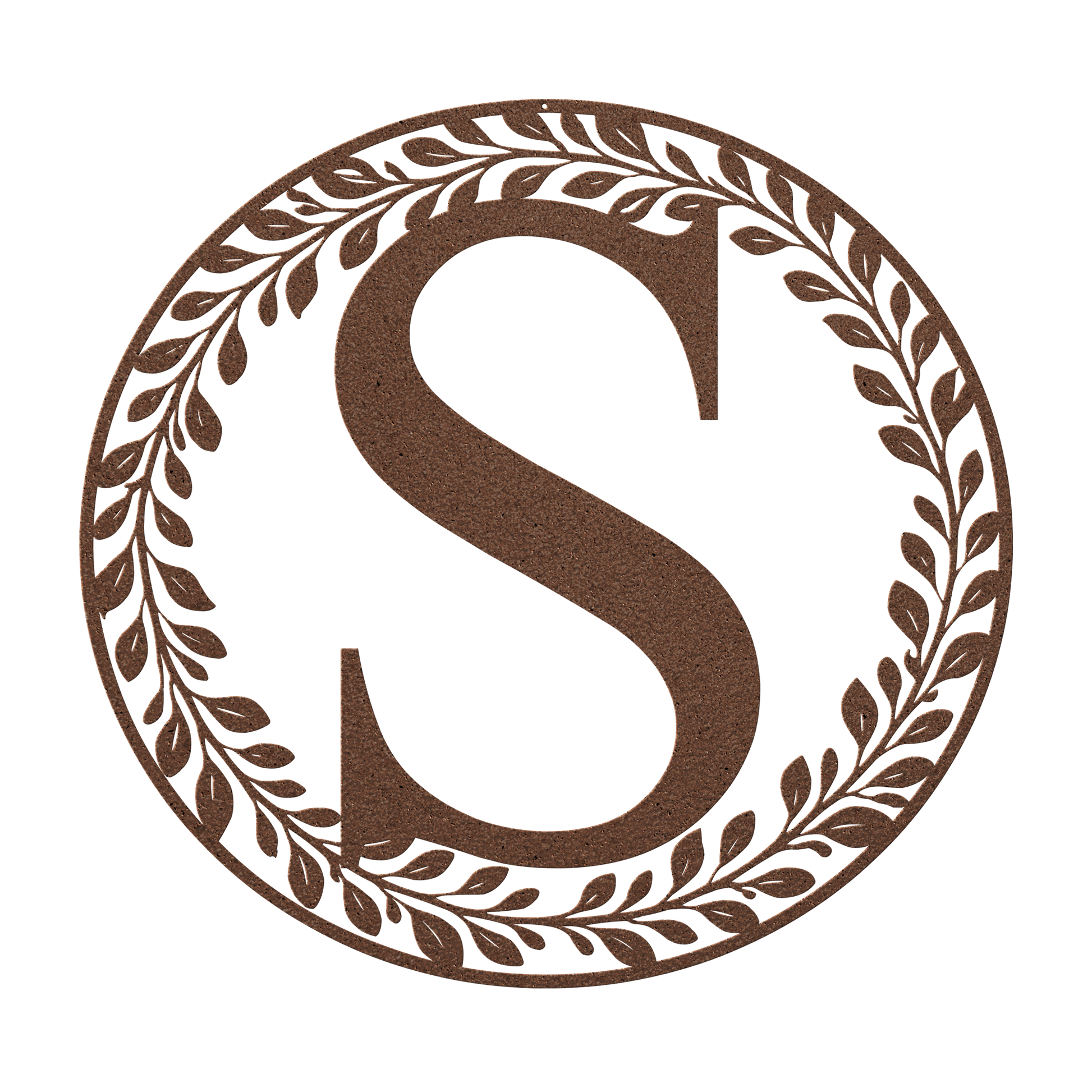 metal monogram