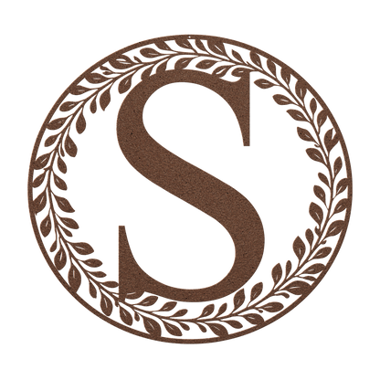metal monogram