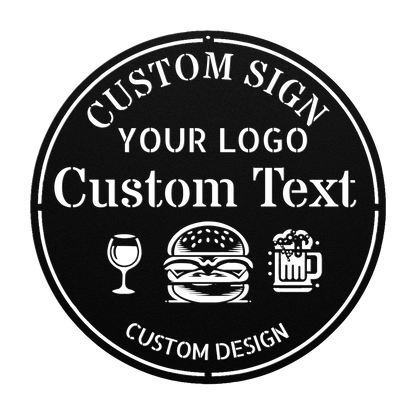 Personalized business wall art

