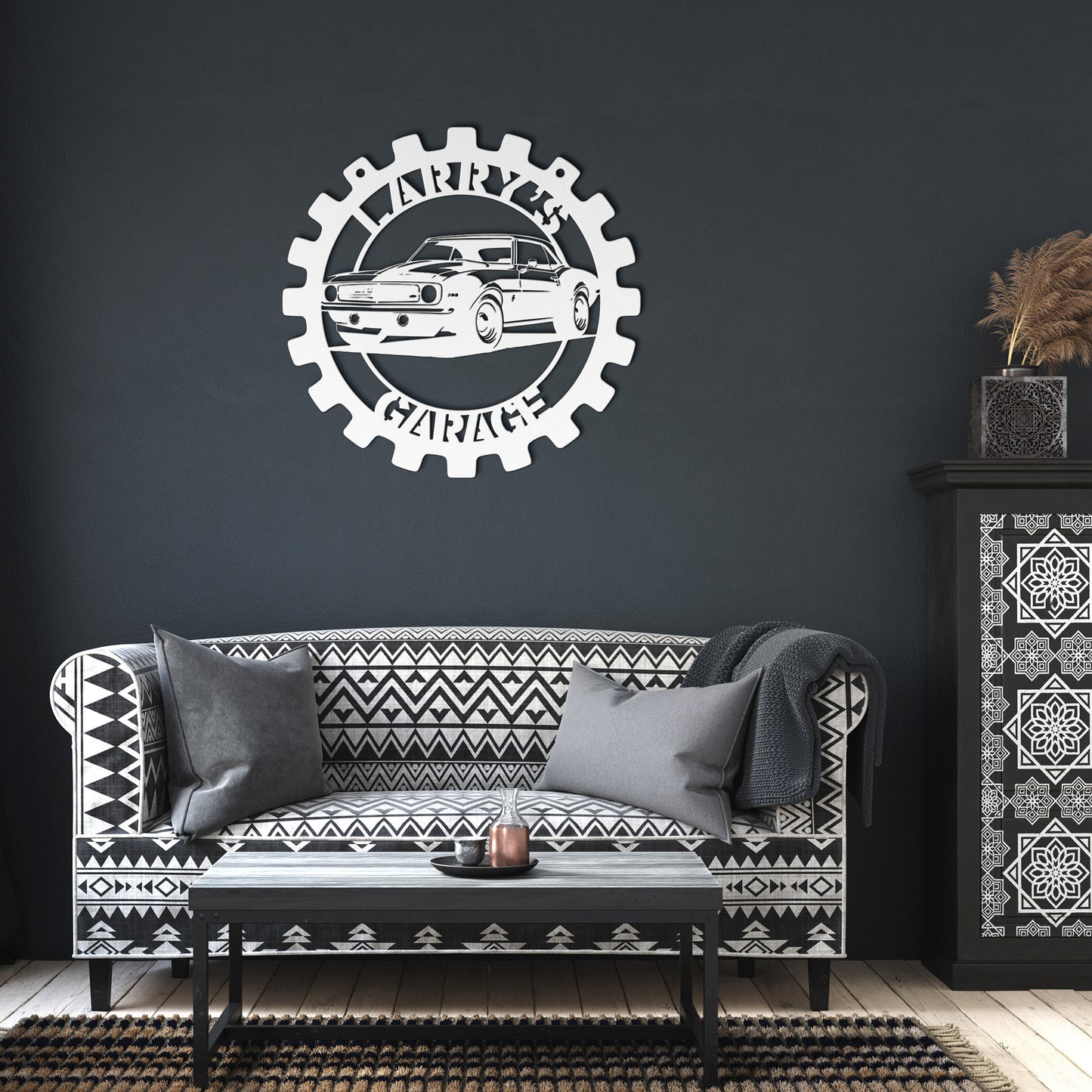 Custom Muscle Car Metal Wall Art