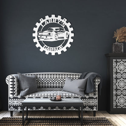 Custom Muscle Car Metal Wall Art