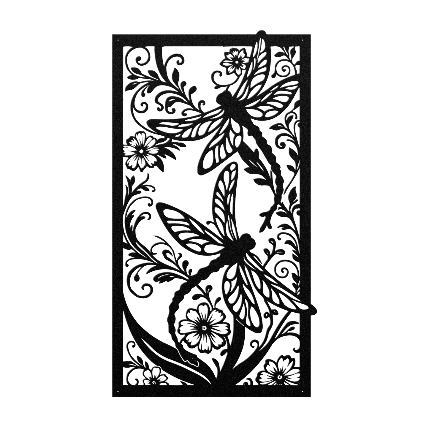 outdoor dragonfly garden wall decor