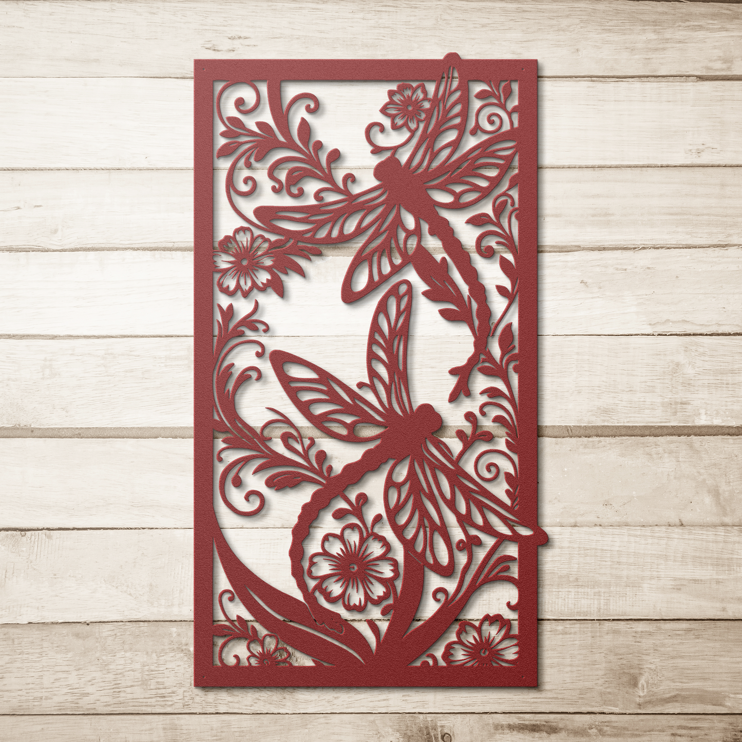 dragonfly garden decor metal wall art